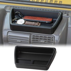 JeCar for TJ Center Console Dash Tray, Dashboard Storage Box Organizer for 1997-2006 Jeep Wrangler TJ