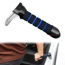 VIDSTW Car Door Handle for Elderly Exit Aid Car Handle Grab Handles for Seniors Car Exit Aid Tool Multifunctional Handle Entry Aid Car for Seniors Disabled (Blue)