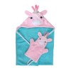 Zoocchini Baby Towel with Hood – Allie Unicorn – 100%
