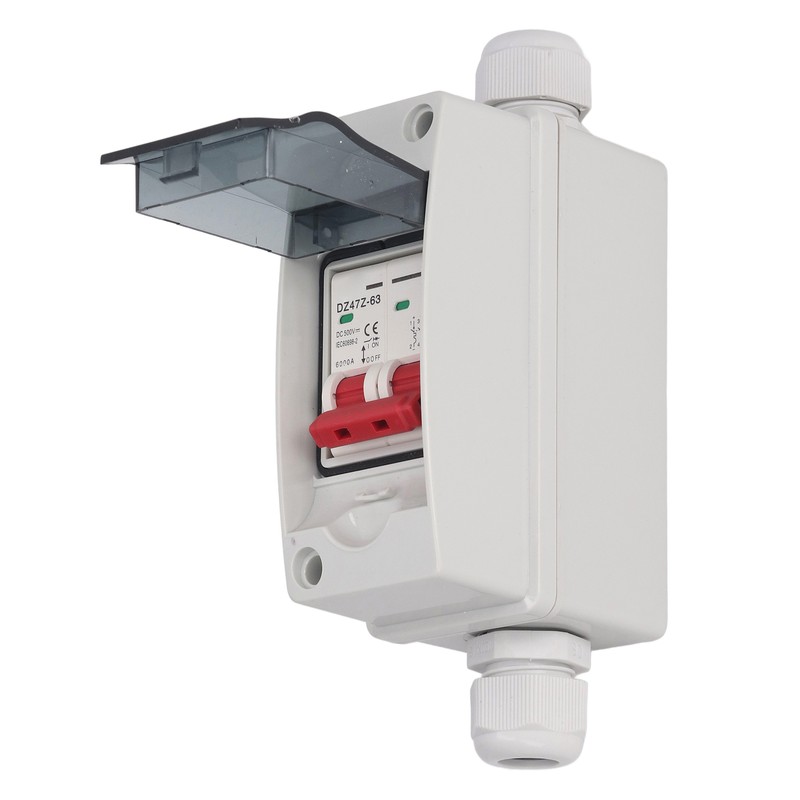 PV Solar Disconnect Switch Photovoltaic Circuit Isolator Miniature RV Breaker