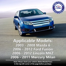 HAWK BROTHER Suspension Kit, Replacement For Left & Right Rear Upper Control Arm Lower Lateral Link Compatible With 2006-2012 Ford Fusion, 2003-2008 Mazda 6, 2007-2012 Lincoln MKZ