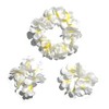 LITTLE FEATHER White Jumbo Large Leis for Tropical Hawaiian Luau