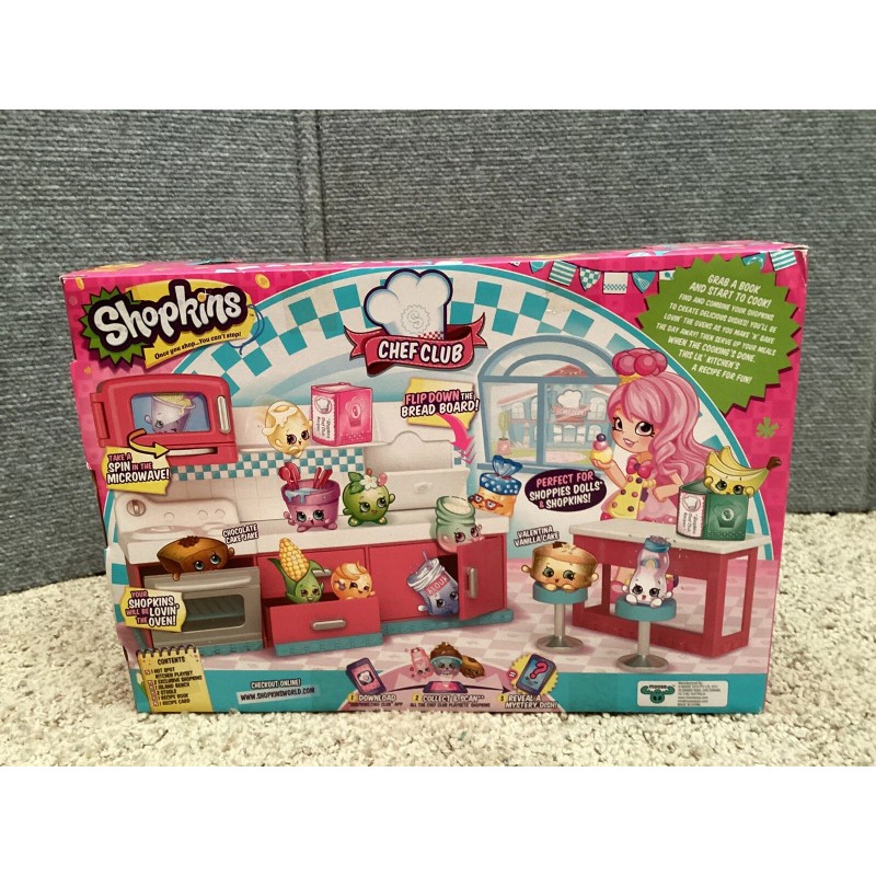 Shopkins Chef Club Hot Spot Kitchen Dolls Microwave Fun Play