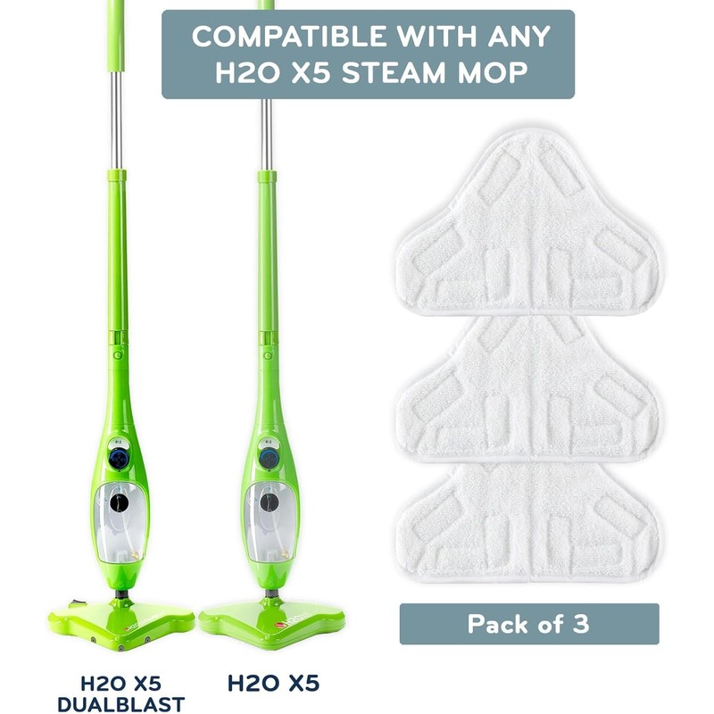 H2O MOP® X5 Accessories (H2O X5-3pk Cloth Set)