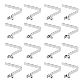 Begino 20-Pack 5x3mm Steel Kayak Paddle Snaps - V-Shaped Single Pin Push Button Spring Clips for Camping and Awning Pole Locks