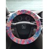 Designer Lilly Fabric steering wheel cover