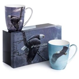 Robert Bateman Eagles Fine Bone China Set of 2 Mugs (13 oz)