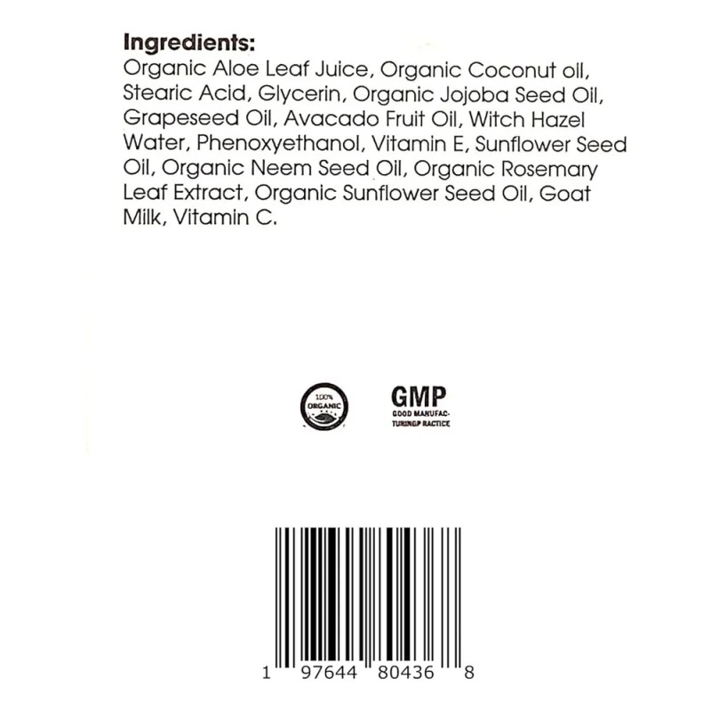 Zoe Skincare - Crema Facial De Leche De Cabra Natural
