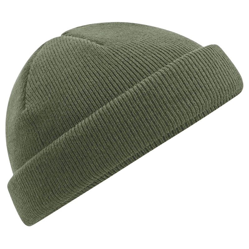 Beechfield - B43R Light Grey Fisherman Style Beanie Hat -