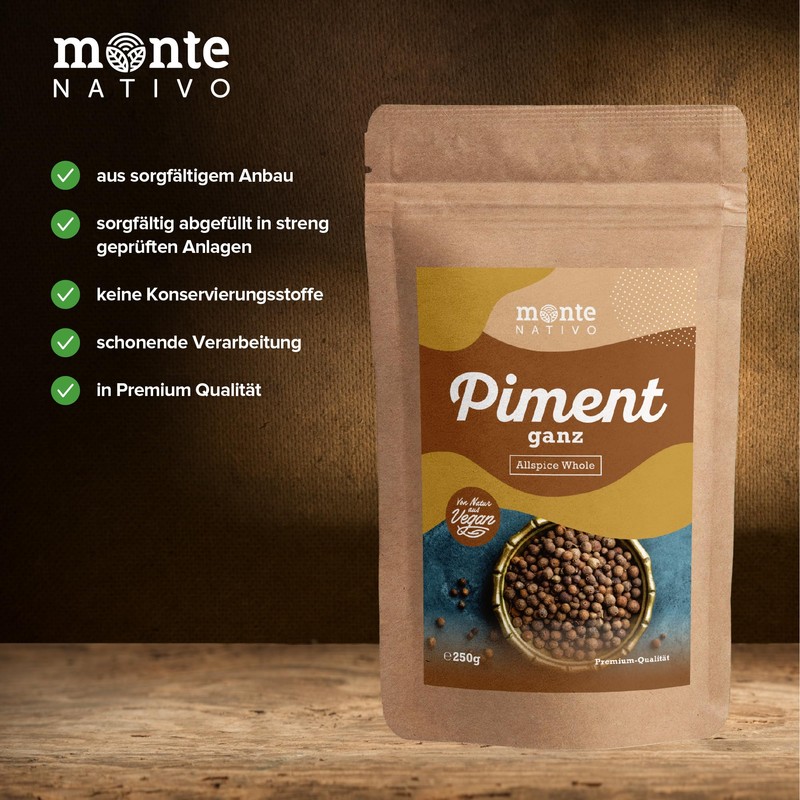 Allspice Monte Nativo (250g) - Delicious All Spice Berries for