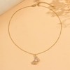 ARAVOP Butterfly Necklaces for Women 18K Gold Plated Cubic Zirconia