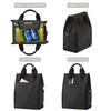 SMRITI Insulated Canvas Lunch Bag for Women/Men-9.6 L Reusable Leakproof