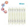 100Pcs Vitamin E Oil Swabs Stick Disposable VE Cotton Swab