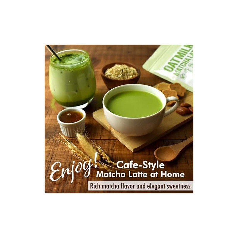 YAMASAN KYOTO UJI Leche De Avena Japonesa Matcha Latte, Uji
