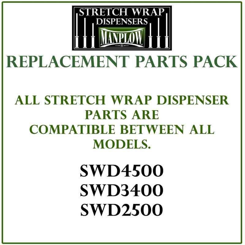 MANPLOW Stretch Wrap Dispenser Replacement Parts Pack
