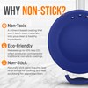 14" Fry Pan With Lid - Extra Large Skillet Nonstick