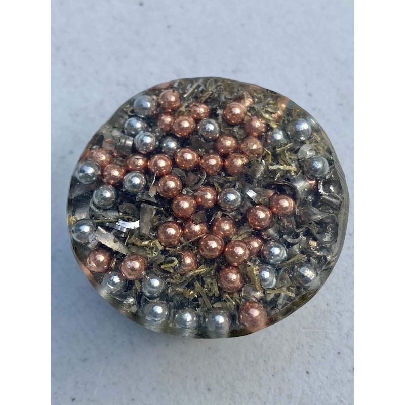  Red Calcite Single Crystal Small Tower Buster Orgone Generator