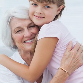 BMMYE 70th Birthday Gifts for Women,Silver Bead Bracelet with Rose Gold Heart Adjustable Sterling Silver Bracelet Birthday Gifts with Cards for Mum Daughter Sister Grandma