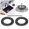 EMSea 10PCS Sink Sealing O-Ring Lip Seal Rubber Seal Washer