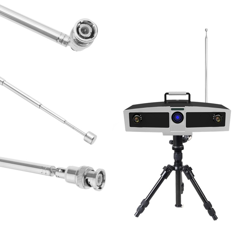 Create idea 2pcs BNC Telescopic Handheld Portable Antenna 7 Sections