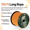 X XBEN Arborist Throw Line Kit with Slick Rope &