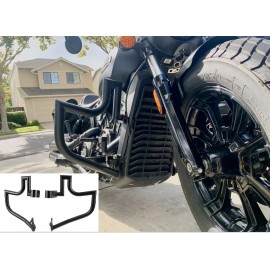 JMEIMOTOR NEW Highway Engine Guard Crash Bar FOR Indian Scout 2015-2023 Bobber Sixty 16-24