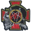 C&D Visionary Slayer Skull Profile Patch, Red, Black, Yellow