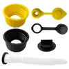 Zafina-UP 1 Set Replacement Gas Can Spout with Rubber and