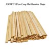 Anktily 100 Pieces Long Natural Bamboo Sticks, 0.9cm x 0.3cm,