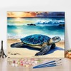 TISHIRON Sea Turtle Paint by Numbers Adults Animals Acrylic Painting