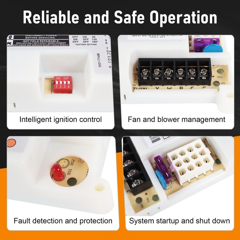 50A55-843 Furnace Control Board Fit for White Rodgers and Lennox