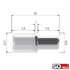 SOTECH Pack of 100 Floor Support for Drill Hole 5