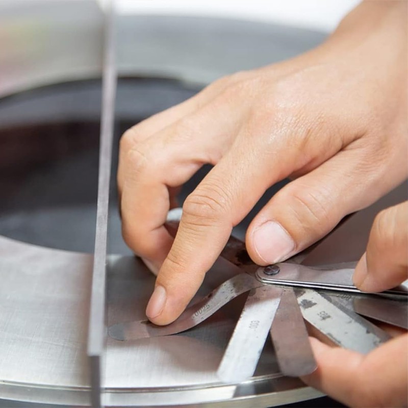 Thickness Gauge Set, 32 Metric/Inch Markings for Measuring Gap Widths