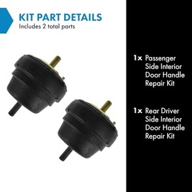 TRQ TRQ Engine Mount Set Compatible with 1989-1992 Ford Bronco 1989-1993 F-150 F-250 F-350 1985-1997 Ranger 1994-1997 Mazda B2300