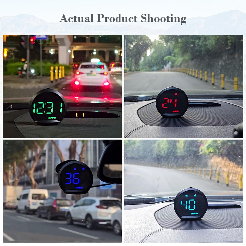 Liiiyuan G13 GPS Speedometer, Universal Digital GPS Speedometer with Color