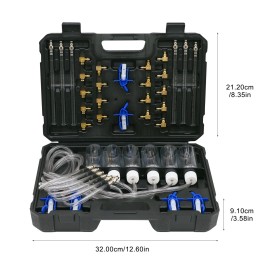 Unbranded Diesel Injector Flow Test Kit Efficient Heavy Duty Construction Common Rail