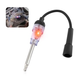 Spark Plug Tester with Indicator Lights,Spark Tester Small Engine for Check Ignition System,Universal Ignition Coil Tester Tool Car Accessories for Cars,Motorcycle,Lawn Mower (1PCS)