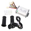 48V 1000W Motor Brushed Controller Twist Throttle with Lock Key