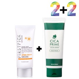 COSMAX FIRST PICK Non-sticky sunscreen, physical sunscreen, Cica / 끈적임 없는 선 썬 크림 물리적 자외선차단제 시카