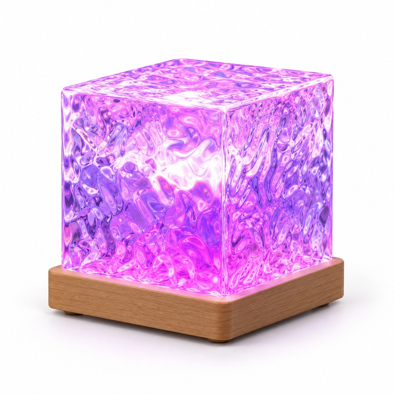 Ocean Wave Projector Night Light for Bedroom – 16-Color RGB