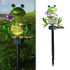 Solar Outdoor Lawn Lamp Frog Spring Garden Decoration Light Waterproof