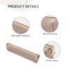 YONBEN School Faux Leather Pencil Case Student Texture Ins Simple(Beige,Faux