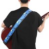 Nylon Guitar Strap Breathable Musical Instrument Accessories for Folk/Electric Guitar