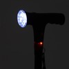 Aluminum Alloy Folding Light Cane Elderly Four‑legged with Lamp Non‑slip