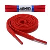 AOMIDI Flat Shoelaces Wide Shoes Lace 2 Pairs Wide Shoelaces