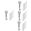 JECOMPRIS Pack of 20 Alarm Keys Emergency Off Button Key