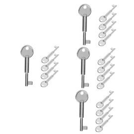 JECOMPRIS Pack of 20 Alarm Keys Emergency Off Button Key Emergency Off Button Key Replacement Emergency Switch Key Replacement Stop Parts Replacement Stop Switch Key Emergency Off Switch Key