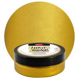Viva Decor Inka Gold 62.5g (Old Gold) - Easy to Apply Waxing Metallic Polishing Paste. Quick Drying Metal Shine, High Gloss Effects for DIY, Decorative Paste for Wood, Clay & Terracotta