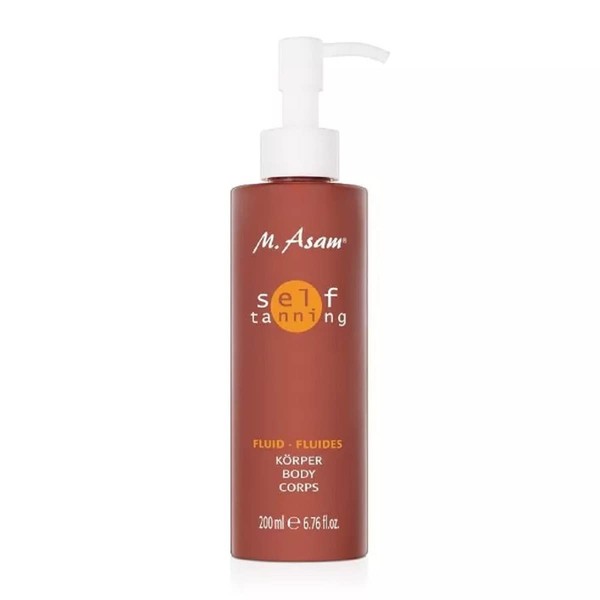 M. Asam Sun Self Tanning Fluid (6.76 Fl Oz) - Body Self-Tanner With Immediate & Long-Term Effect, Natural-Looking & Long-Lasting Tan, Tanning Lotion With Moisturizing Ingredients.