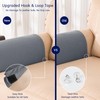 SUBRTEX Stretch Couch Arm Covers Set of 2, Checkered Sofa